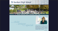 Desktop Screenshot of kerikerihigh.ac.nz